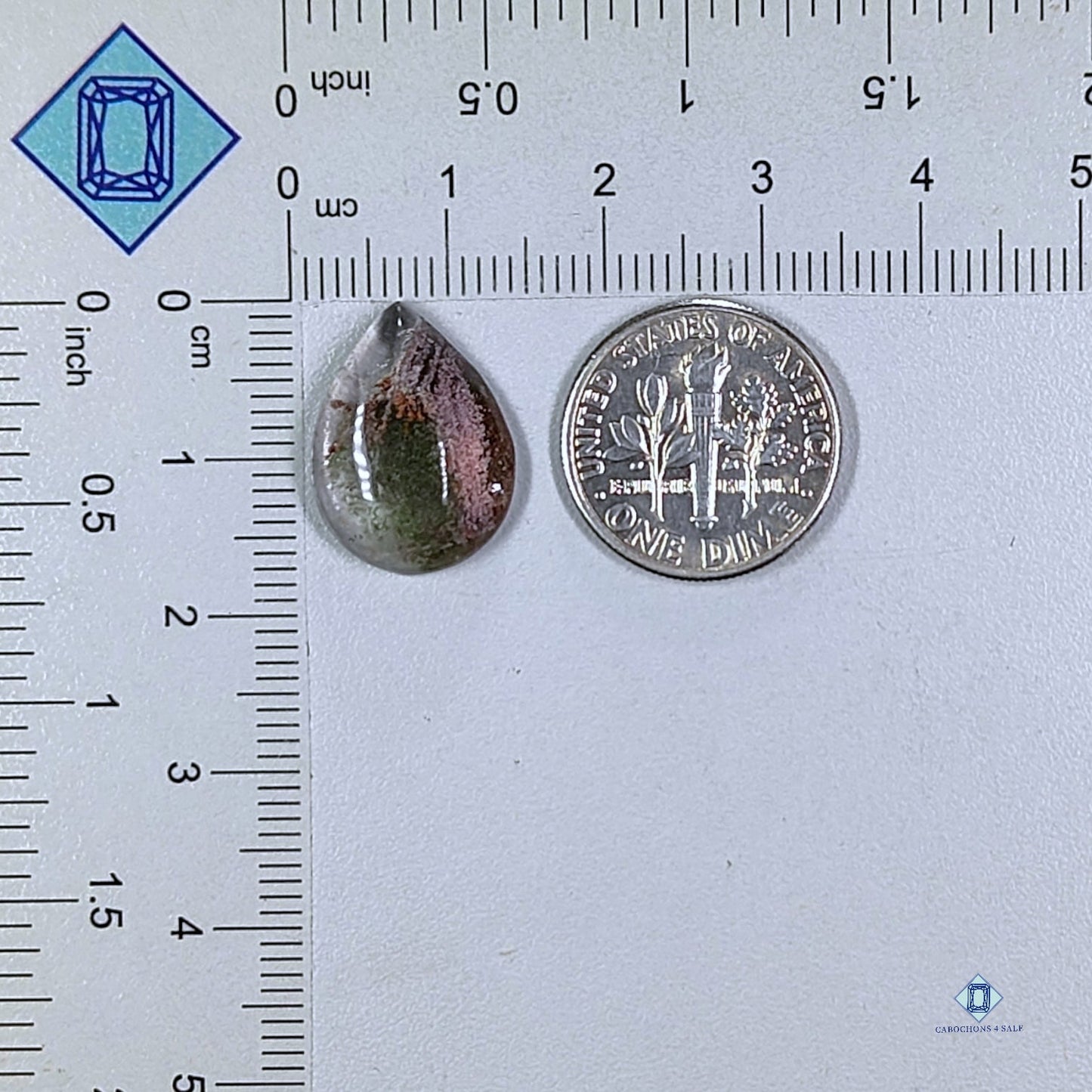 Garden Quartz Pear Cabochons