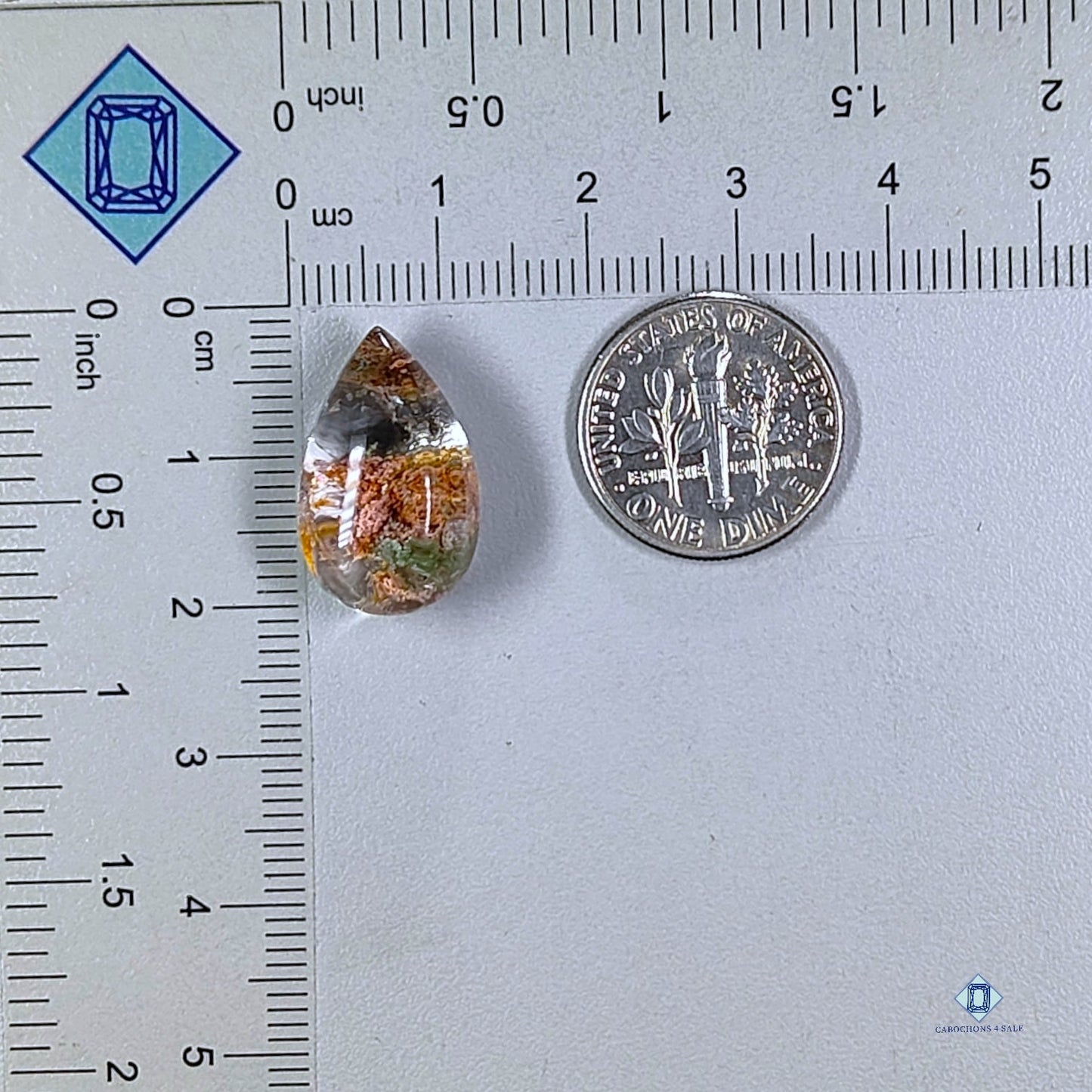 Garden Quartz Pear Cabochons