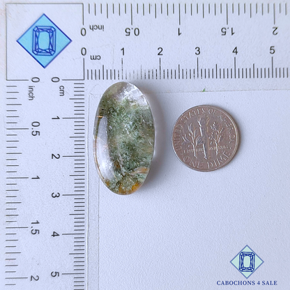 Cuarzo rutilado de jardín con drusa ovalada