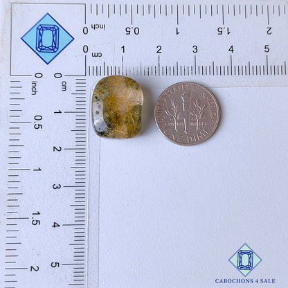 Cuarzo rutilado de jardín Druzy de lujo