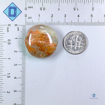 Garden Rutile Quartz Round Cabochons