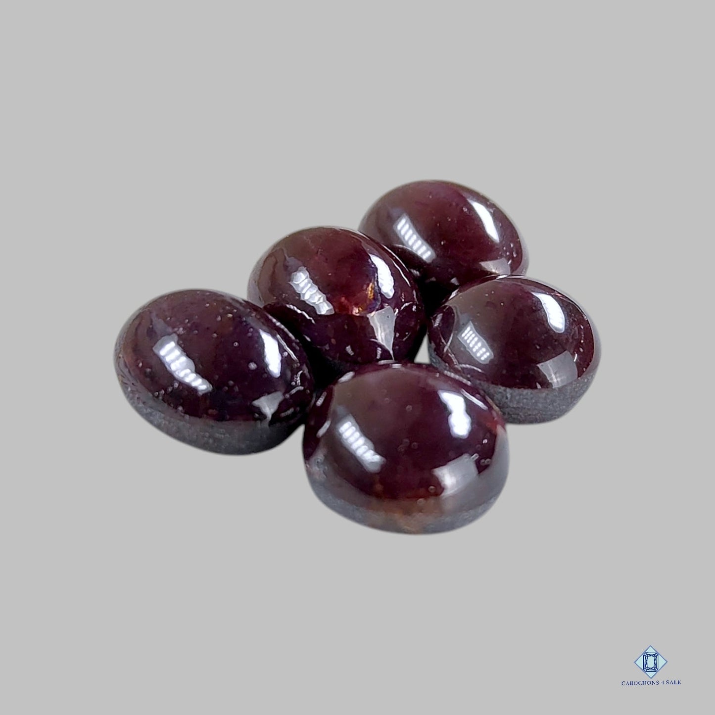 Garnet Star Oval Opaque