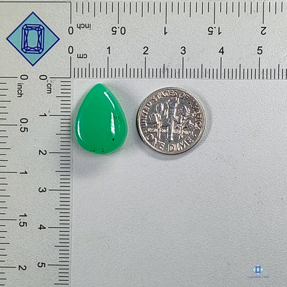 Gemmy Chrysoprase Pear Cabochons