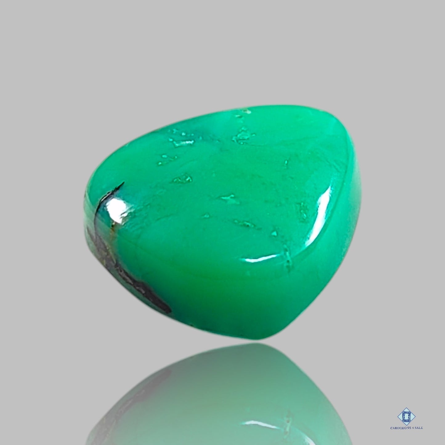 Gemmy Chrysoprase Pear Cabochons