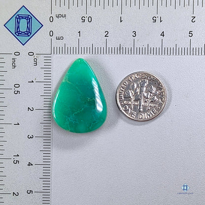 Gemmy Chrysoprase Pear Cabochons