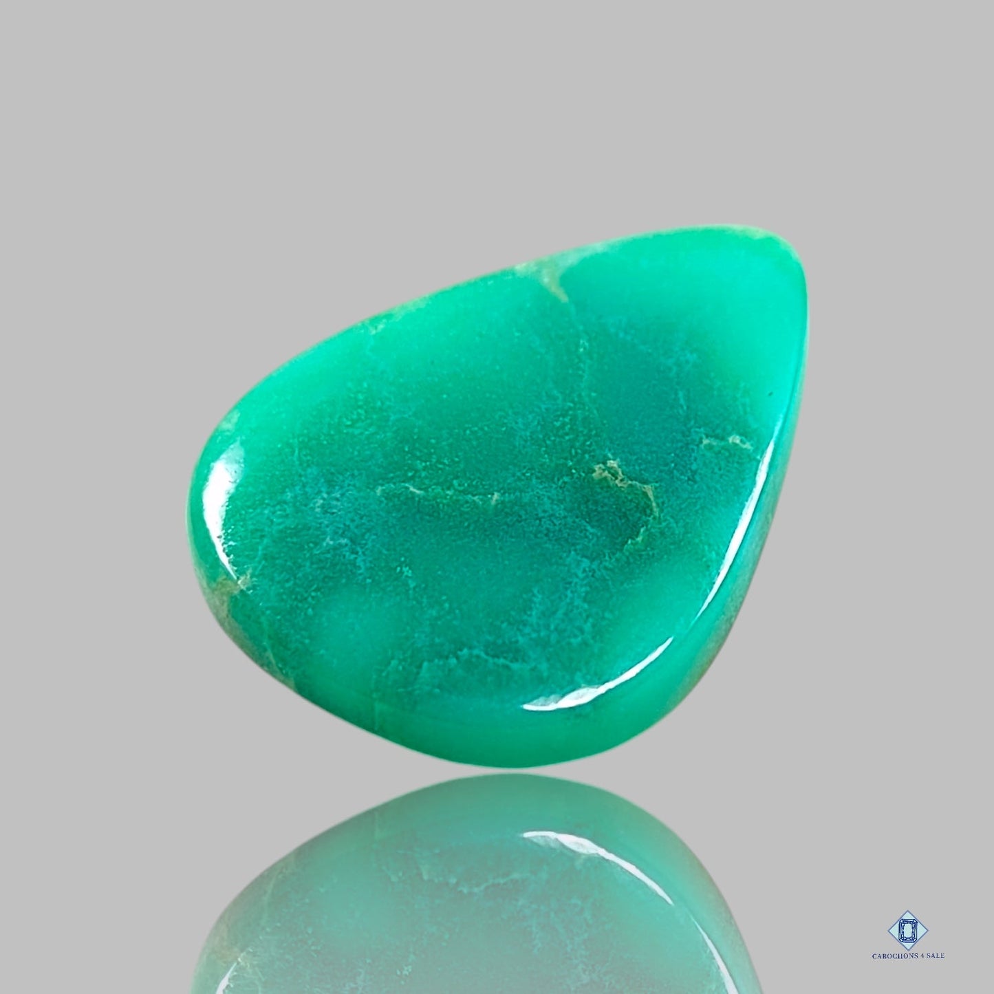 Gemmy Chrysoprase Pear Cabochons