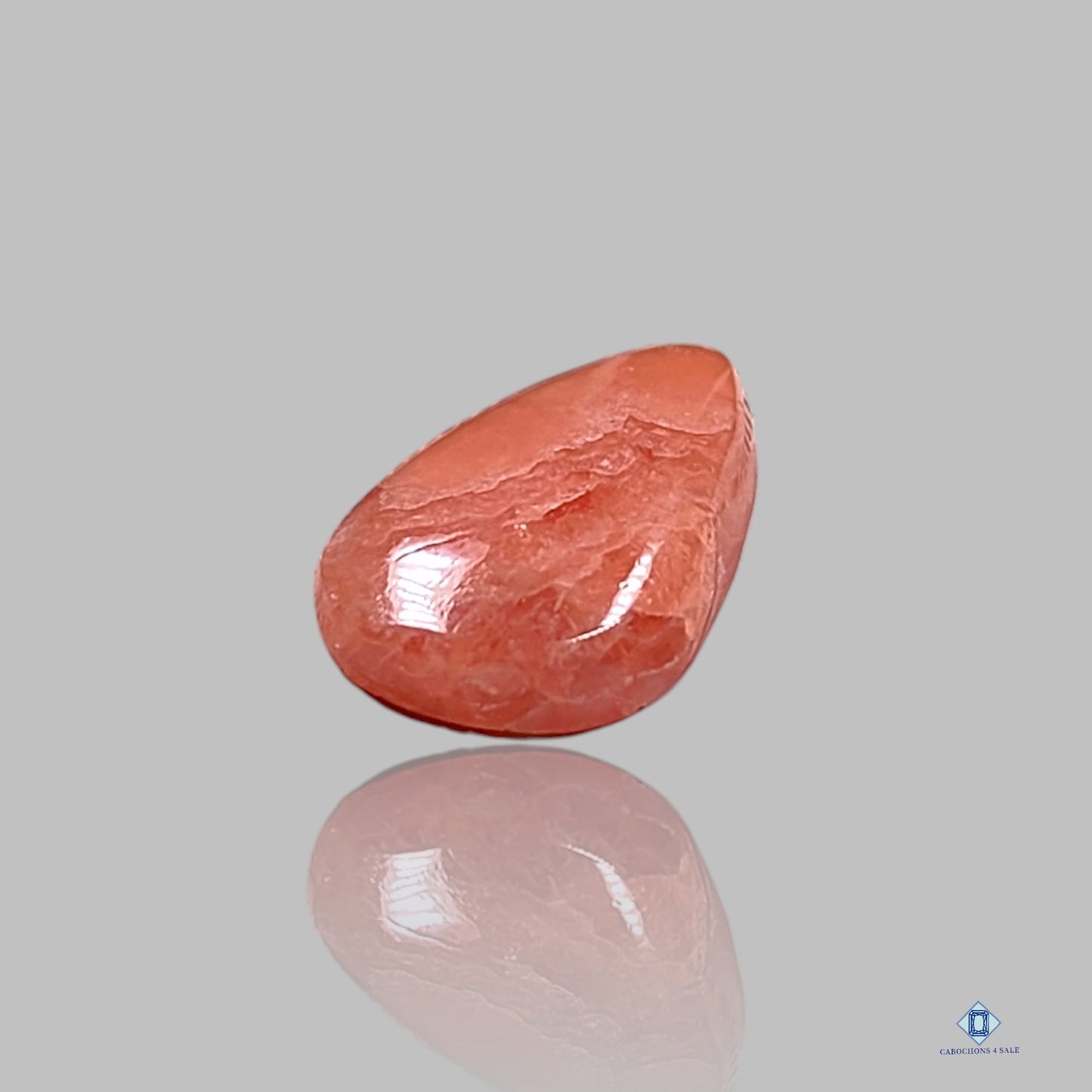 Gemmy Rhodochrosite Pear Cabochons