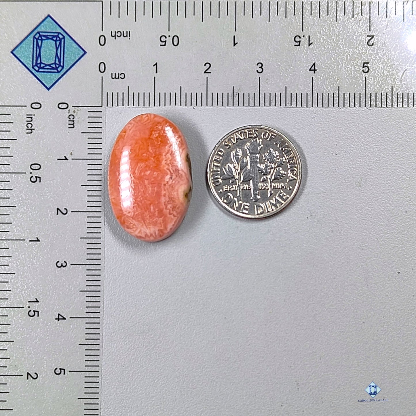 Gemmy Rhodochrosite Oval Cabochons