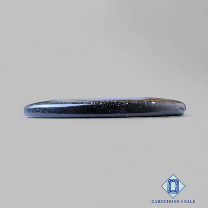 Cabujones ovalados de obsidiana dorada