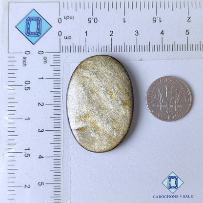 Golden Obsidian Oval Cabochons