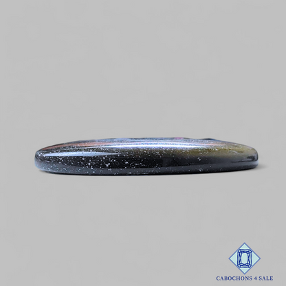 Cabujones ovalados de obsidiana dorada