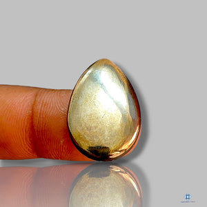 Golden Pyrite Pear Cabochons