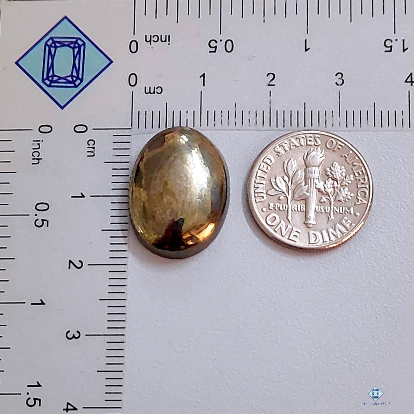 Golden Pyrite Oval Cabochons