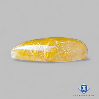Golden Rutile Quartz Pear Cabochons 24*18*6mm