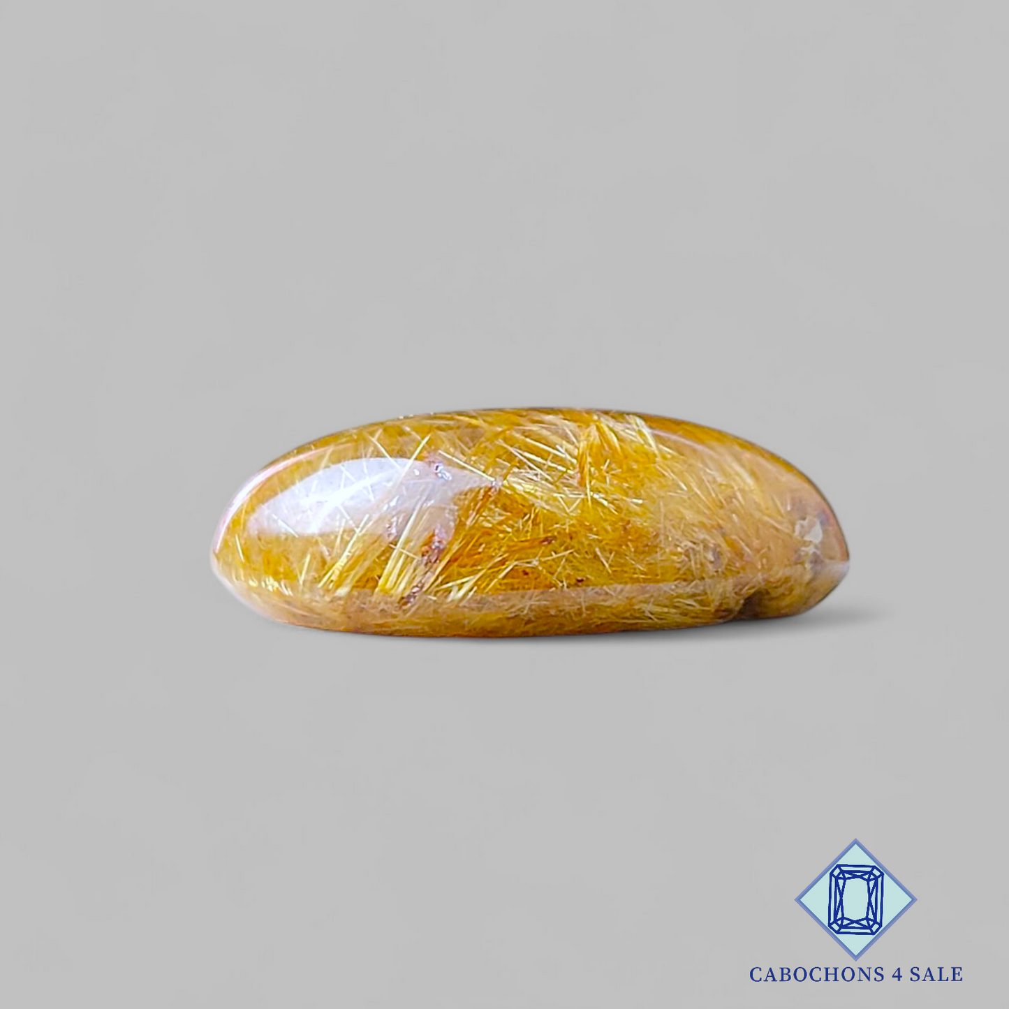 Golden Rutile Quartz Oval Cabochons 20*14*7mm