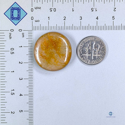 Golden Sapphire Round Cabochons