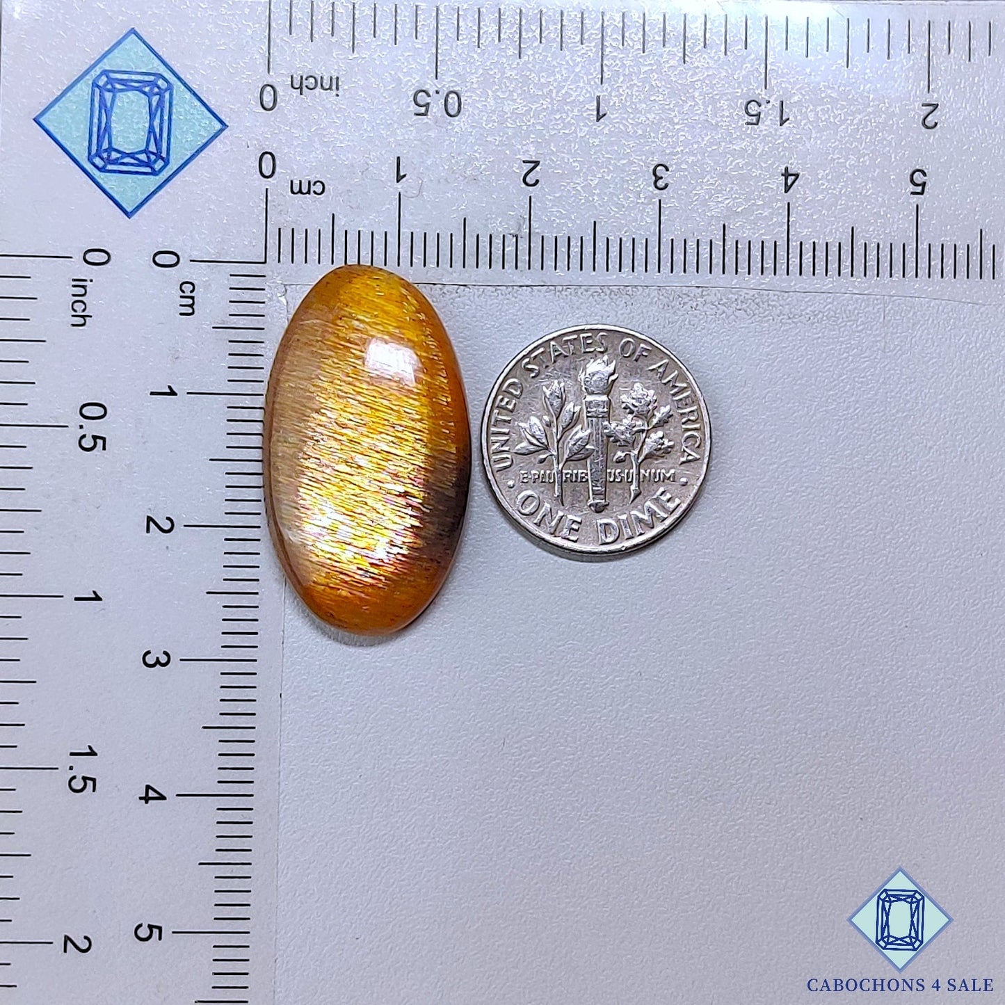 Golden Shine Rainbow Lattice Sunstone