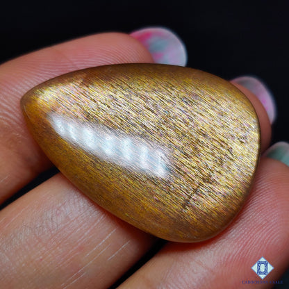 Golden Shine Rainbow Lattice Sunstone