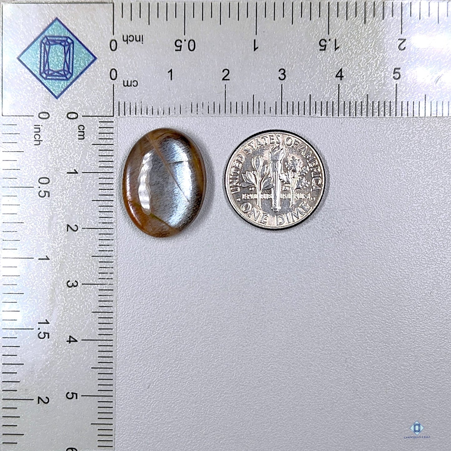 Gray Moonstone Oval Cabochons