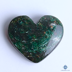 Green Aventurine Heart Cabochons 26*22*6mm