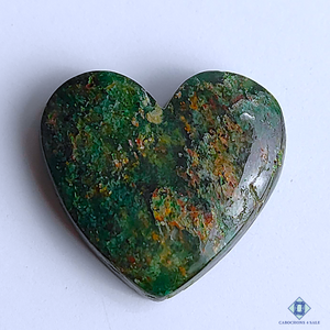 Green Aventurine Heart Cabochons 26*24*6mm