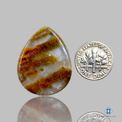 Green Cacoxenite rutile