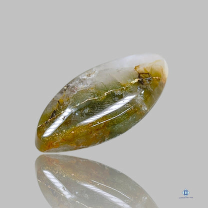 Green Cacoxenite Rutile Marquise Cabochons