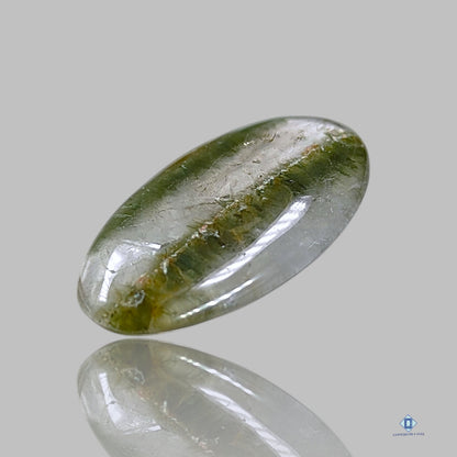 Green Cacoxenite Rutile Oval Cabochons