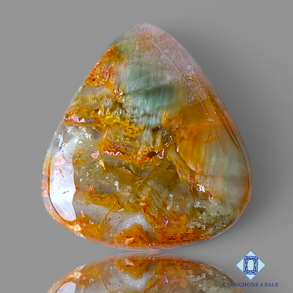 Green Cacoxenite Rutile Quartz