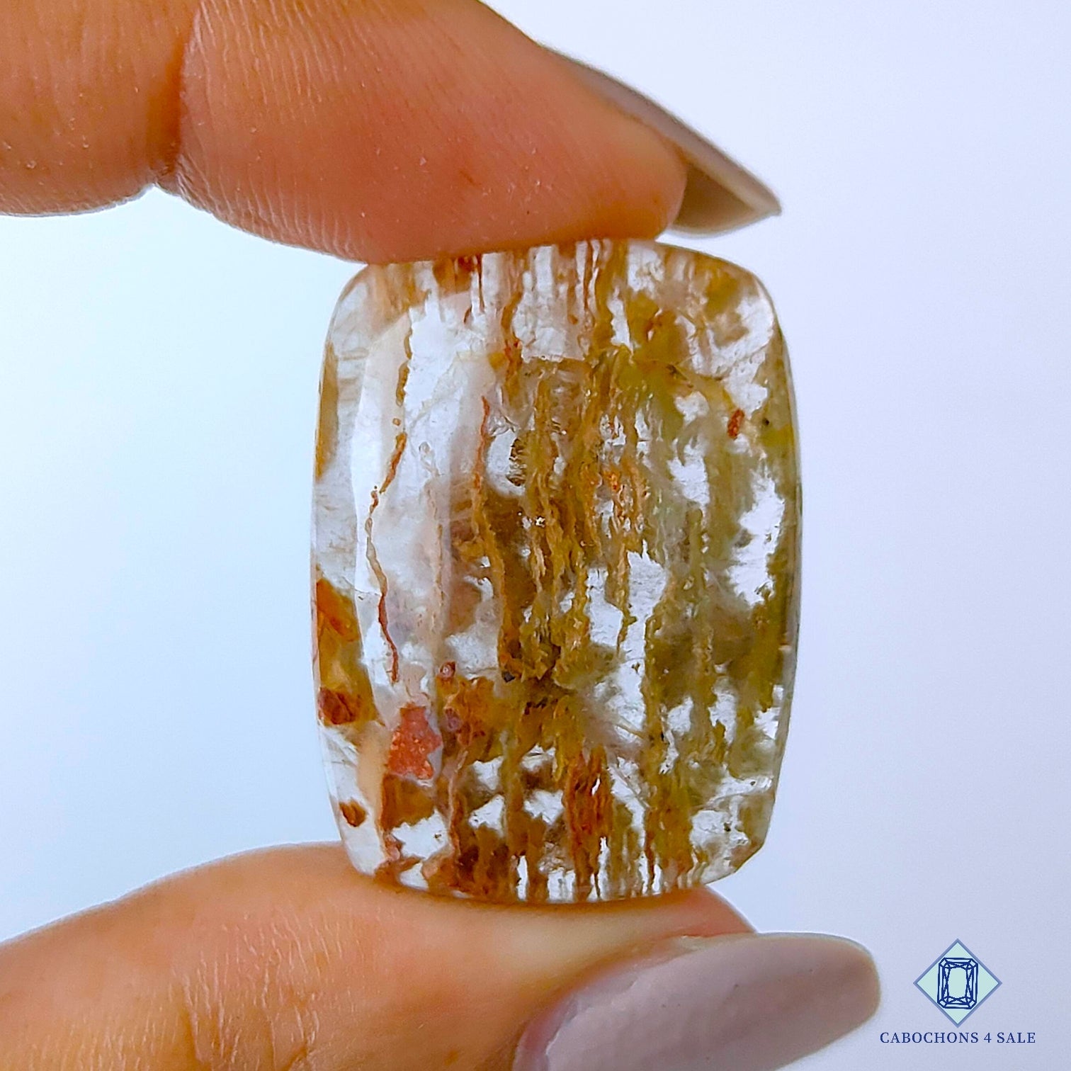 Green Cacoxenite Rutile Quartz