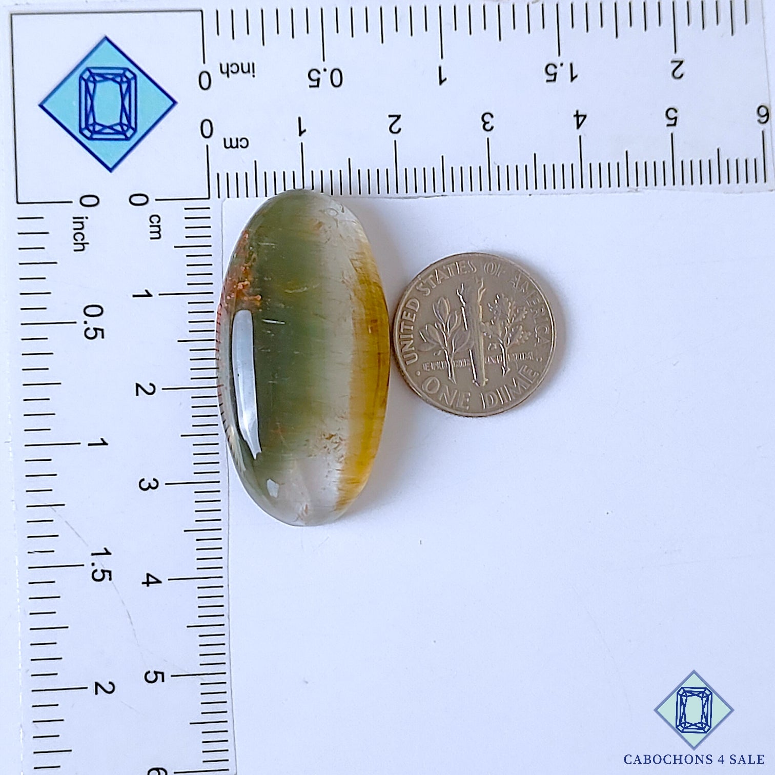 Green Cacoxenite Rutile Quartz