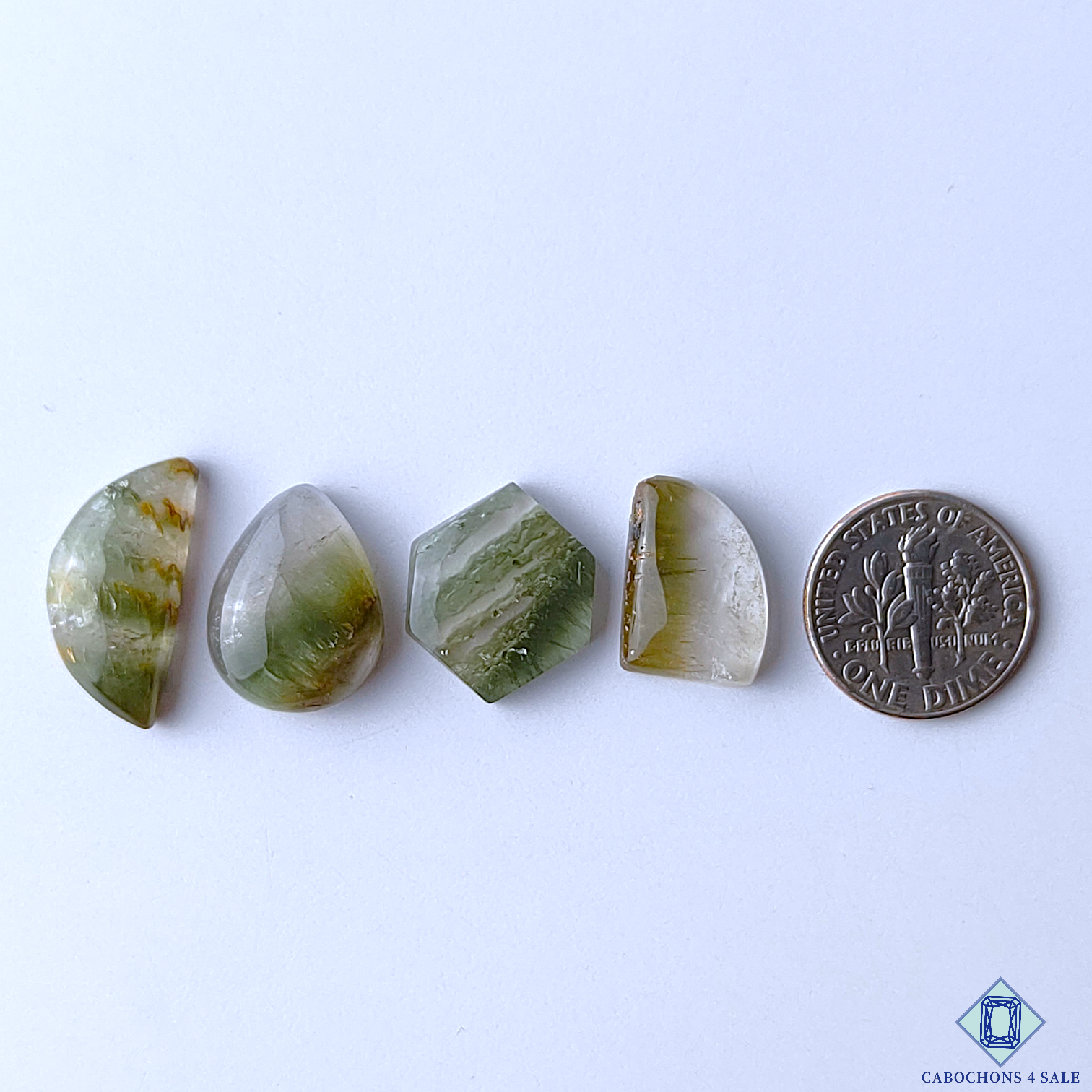 Green Cacoxenite Rutile Quartz