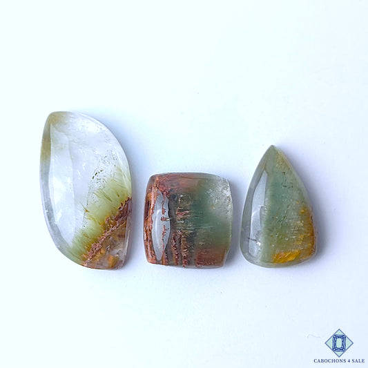 Green Cacoxenite Rutile Quartz