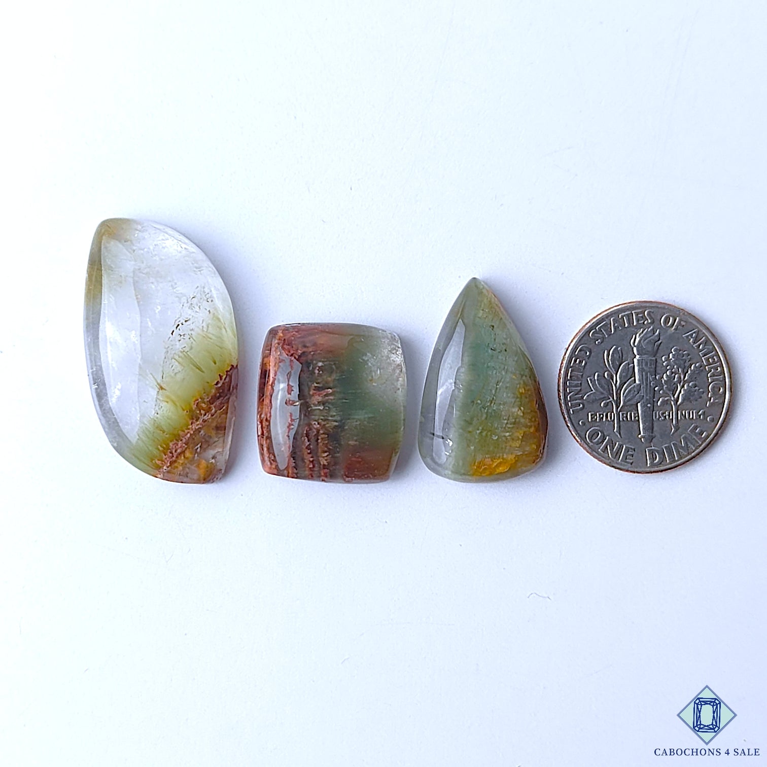 Green Cacoxenite Rutile Quartz