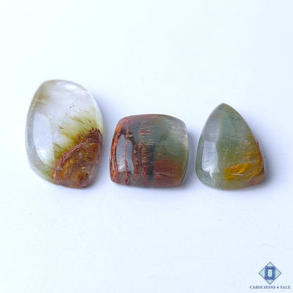 Green Cacoxenite Rutile Quartz
