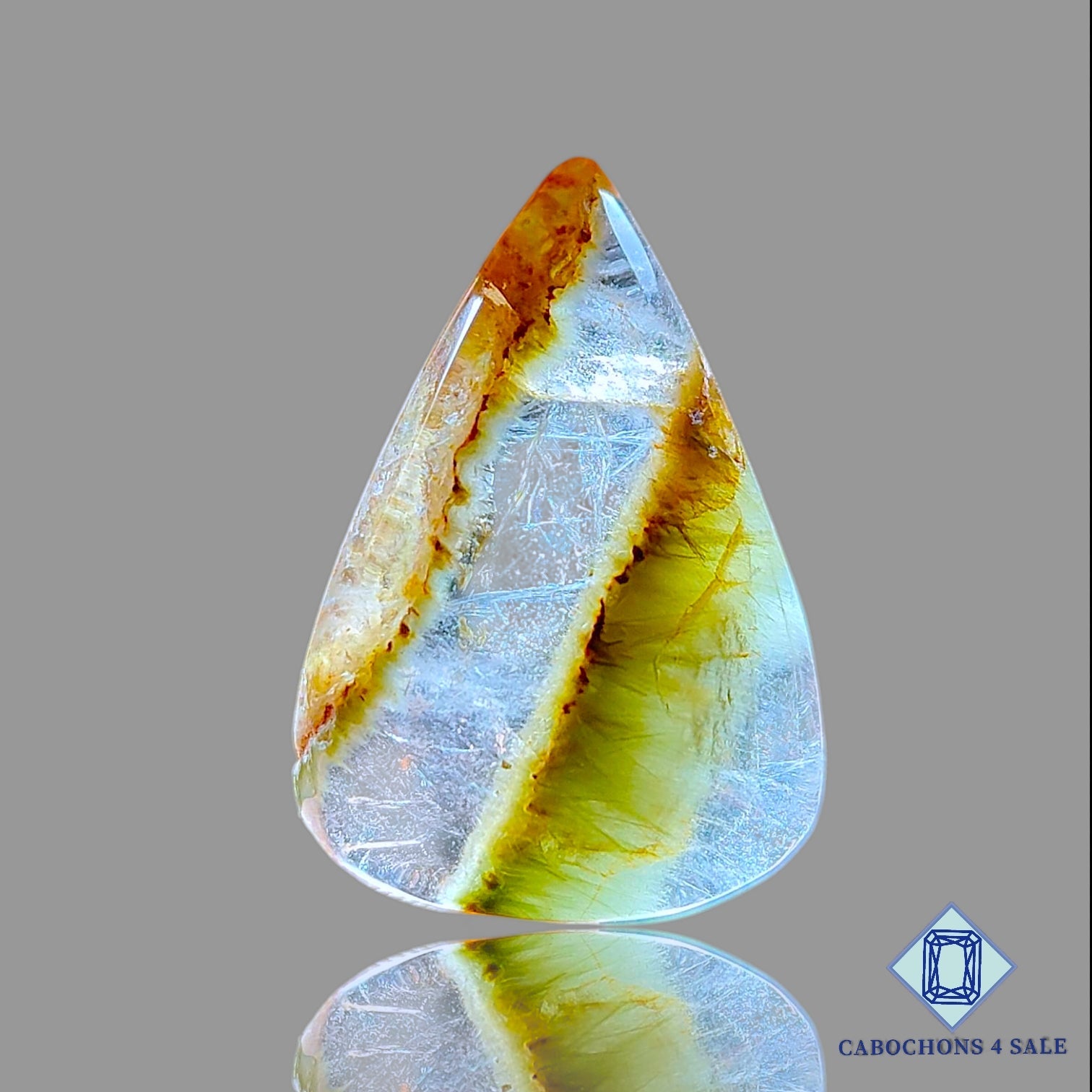 Green Cacoxenite Rutile Quartz