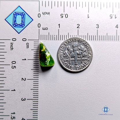 Green Chrome Calcite-fancy-Cabochons