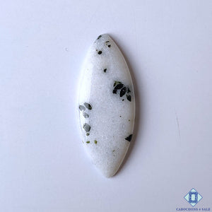 Green Dot Agate Marquise Cabochons