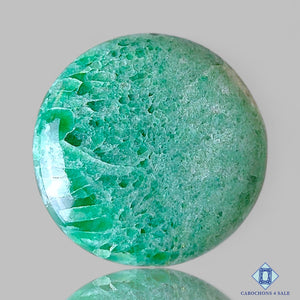 Green Jade Round Cabochons 25*5mm