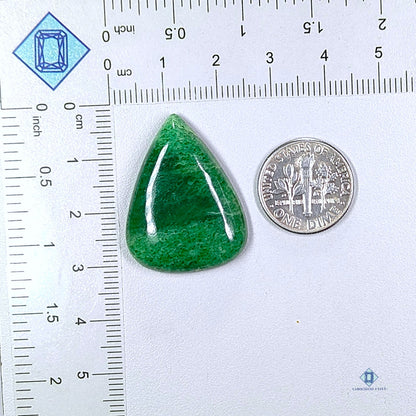 Green Jade Pear Cabochons