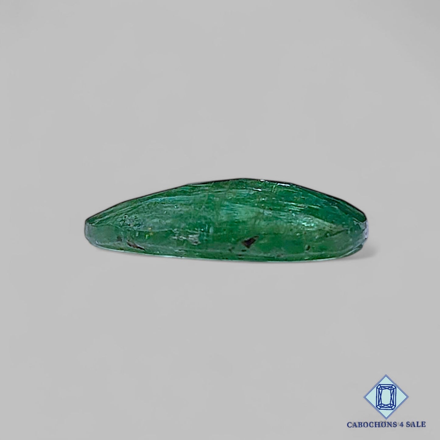 Natural Green Kyanite Gemstone  Oval Rose Cut 18*12*4mm from Brazil available for sale