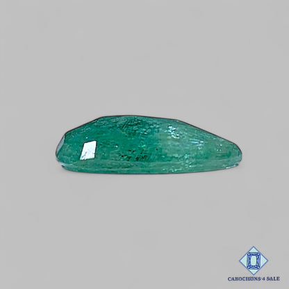 Natural Green Kyanite Gemstone  Pear Rose Cut 13*9*3mm from Brazil available for sale