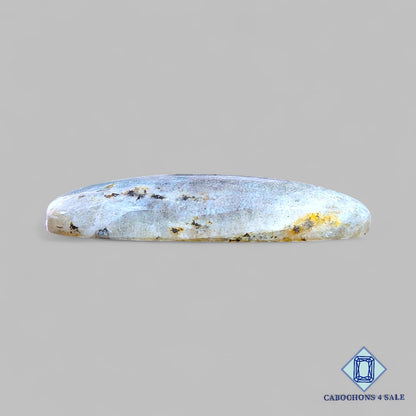 Natural Green Labradorite Gemstone Oval Cabochons 47*20*8mm from Madagascar  available for sale