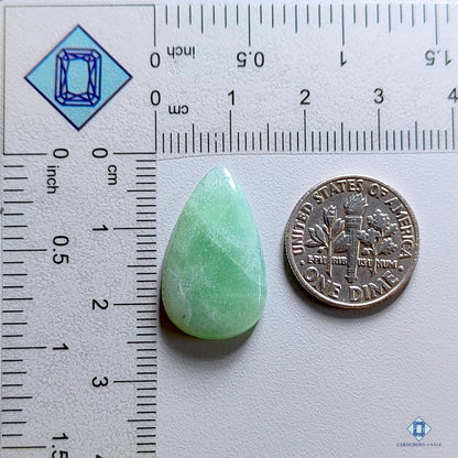 Green Moonstone Pear Cabochons