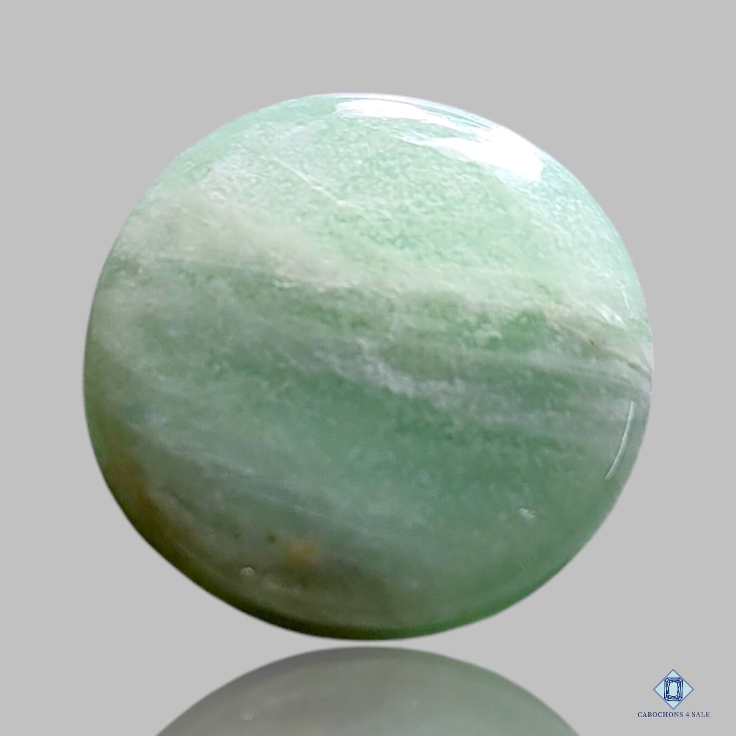 Green Moonstone Round Cabochons