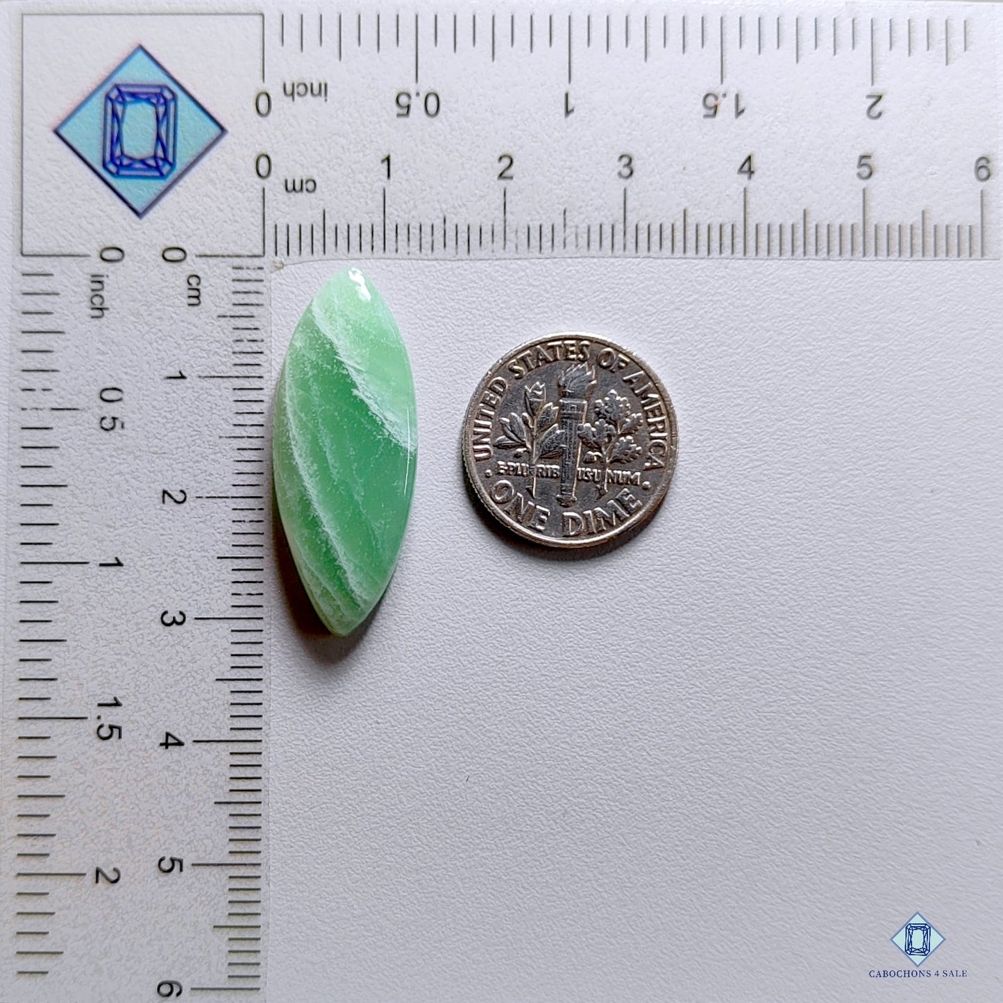 Green Moonstone Marquise Cabochons