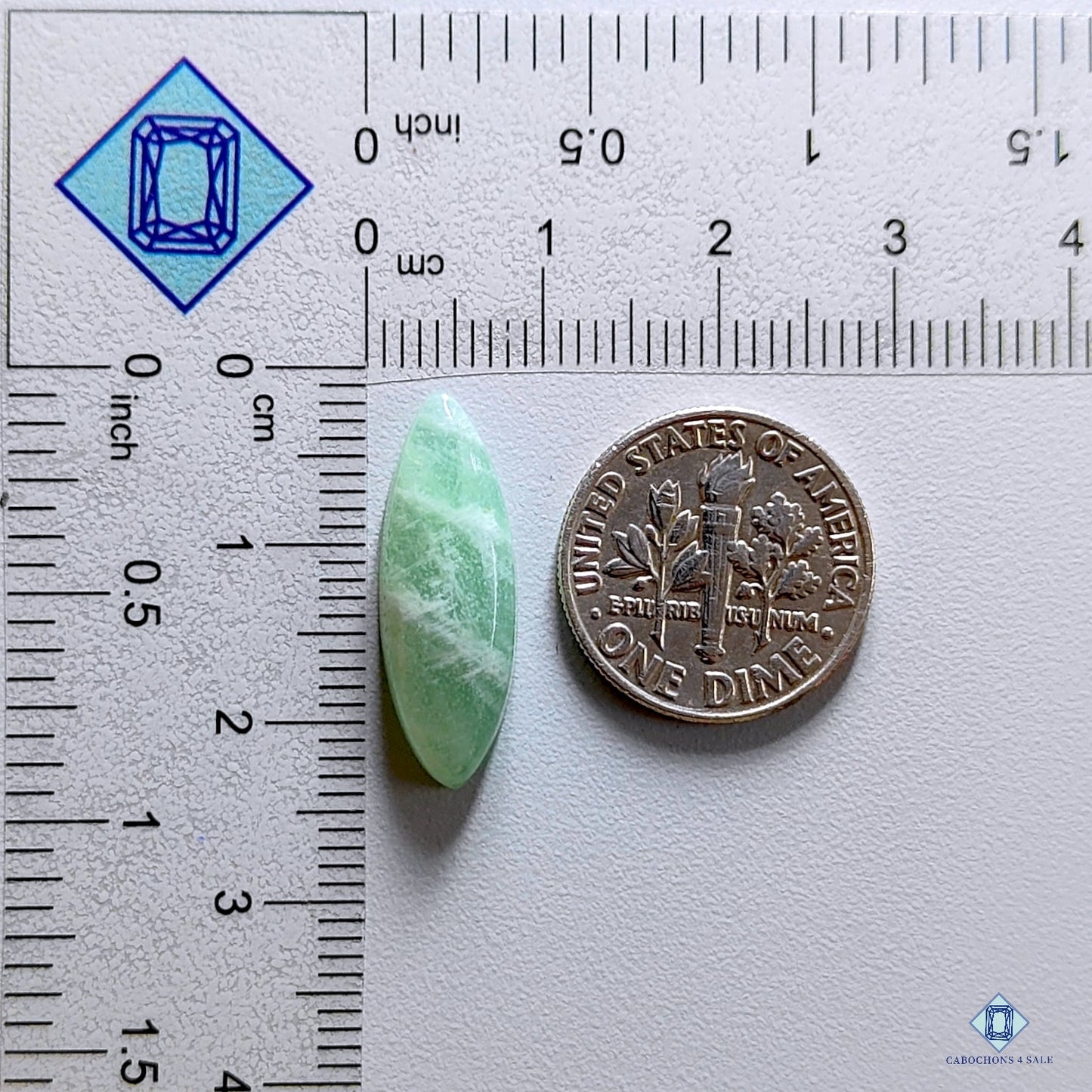 Green Moonstone Marquise Cabochons