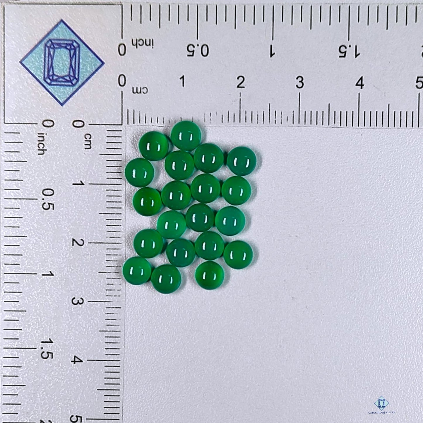 Green Onyx Round Calibrated