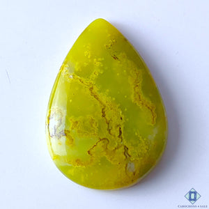 Green Opal Pear Cabochons 42x29x7mm