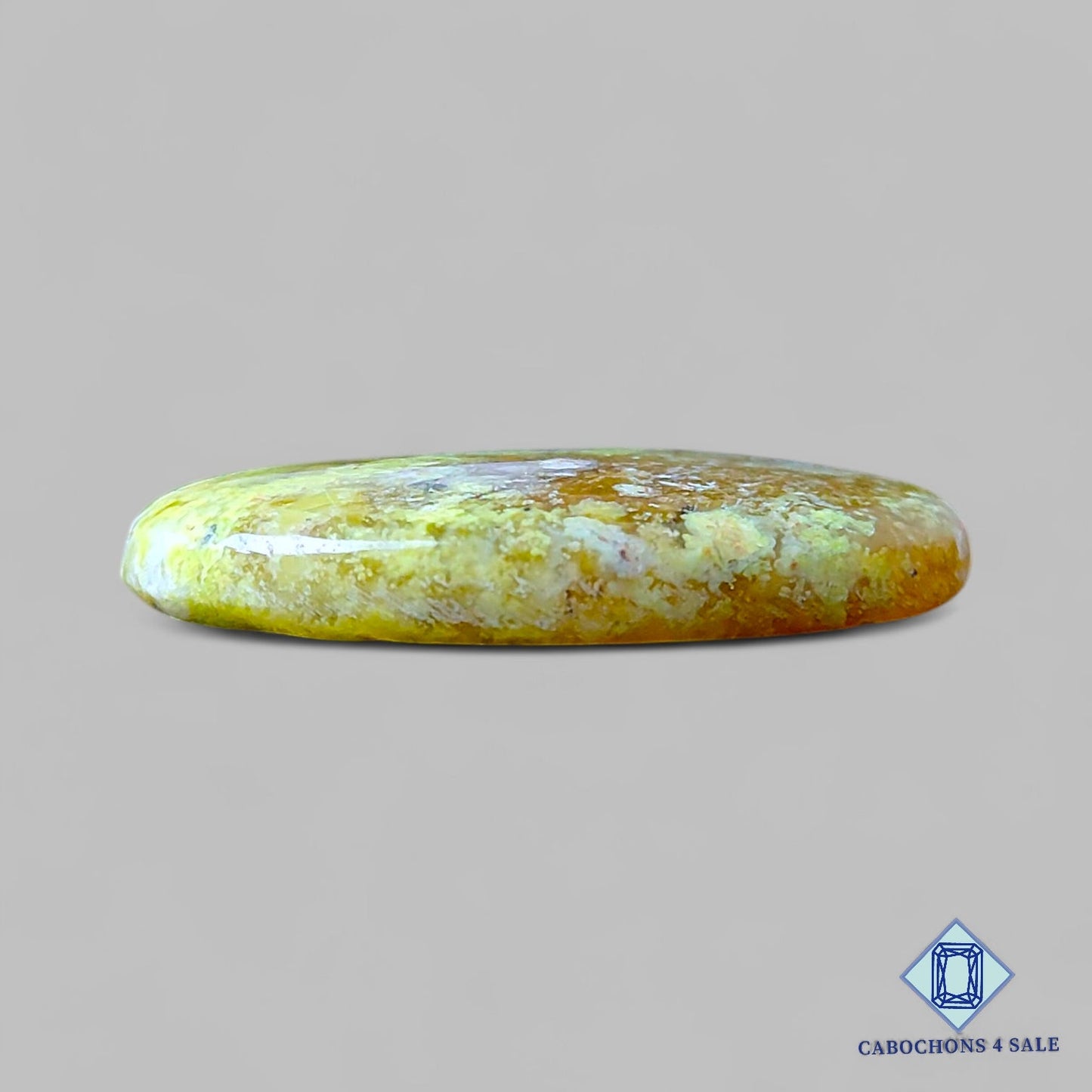 Natural Green Opal Gemstone Oval Cabochons 33*23*5mm from Madagascar available for sale